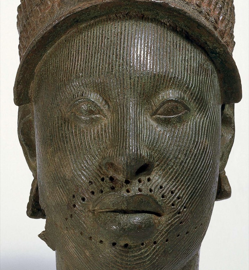 Bronze head from Ife, showing the naturalistic style of Ife sculpture, 12th–14th century